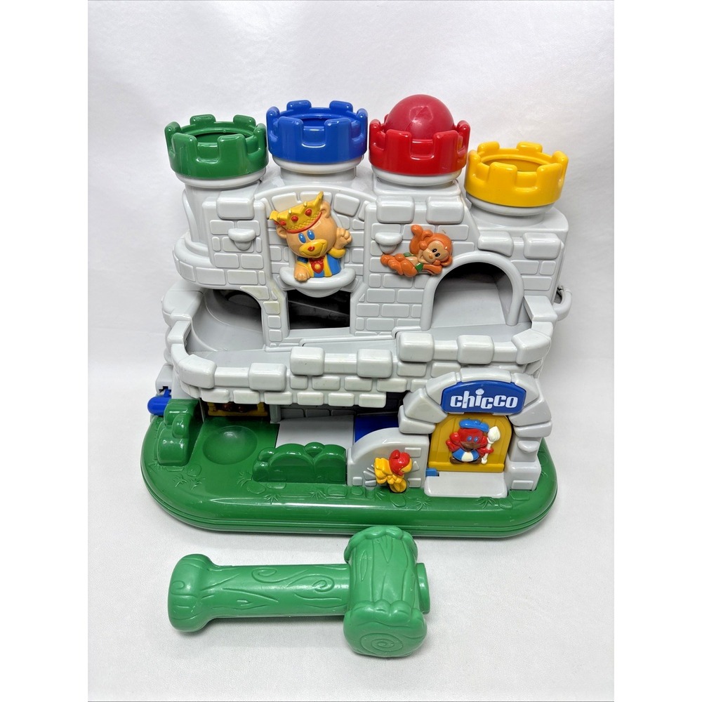 Rare VTG Chicco Castle Pounder Toy w/1 Ball - Different Hammer - Baby Einstein